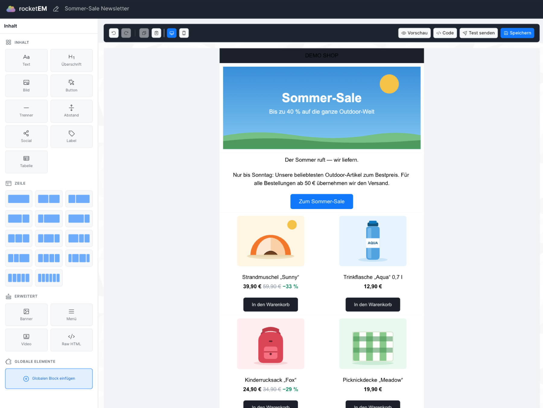 Ein Editor für alle deine Anforderungen – mit oder ohne Shop